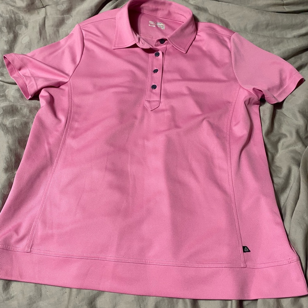 Jockey Vibrant Pink Short Sleeve Polo